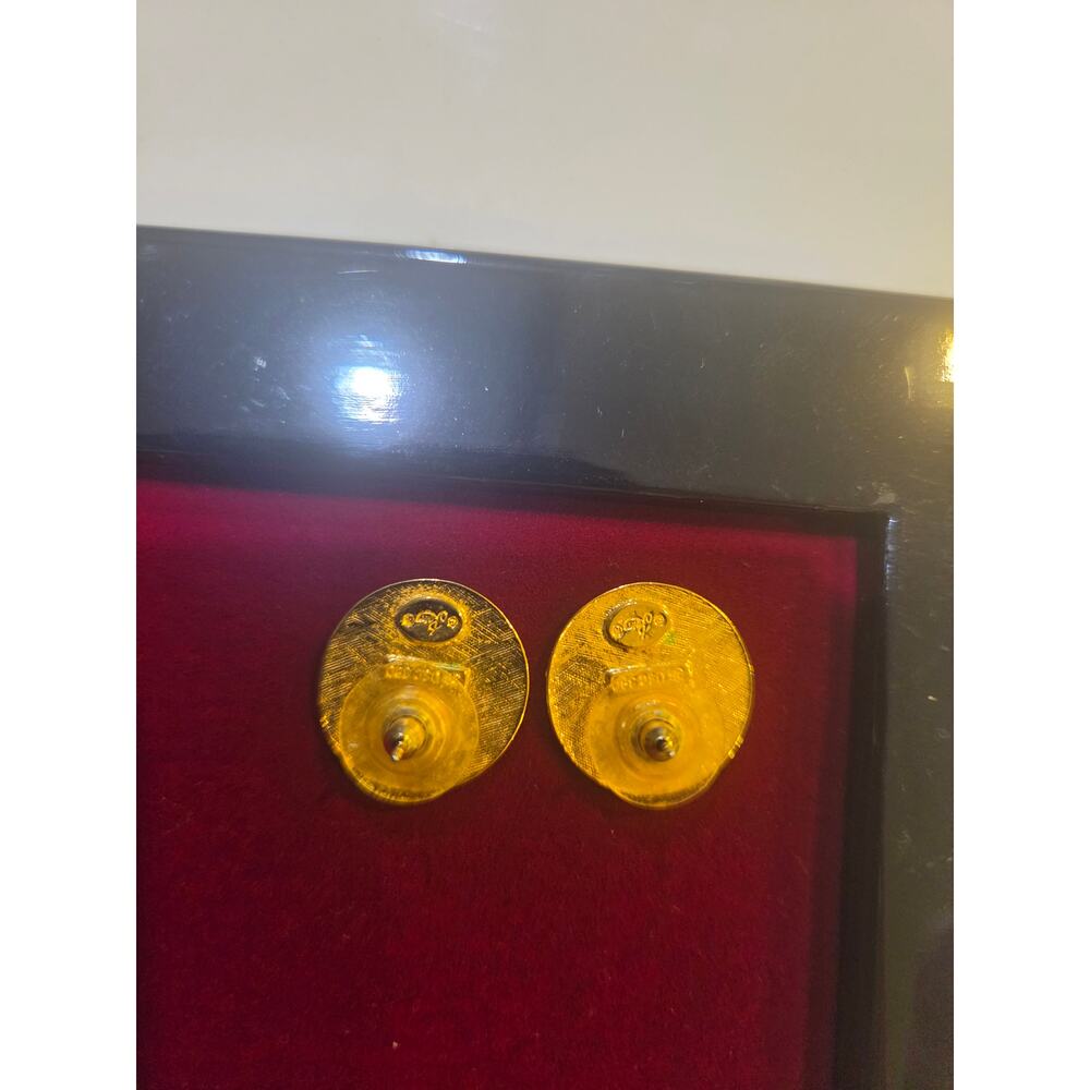 Vintage Di Orian pierced earrings - Picture 3 of 5